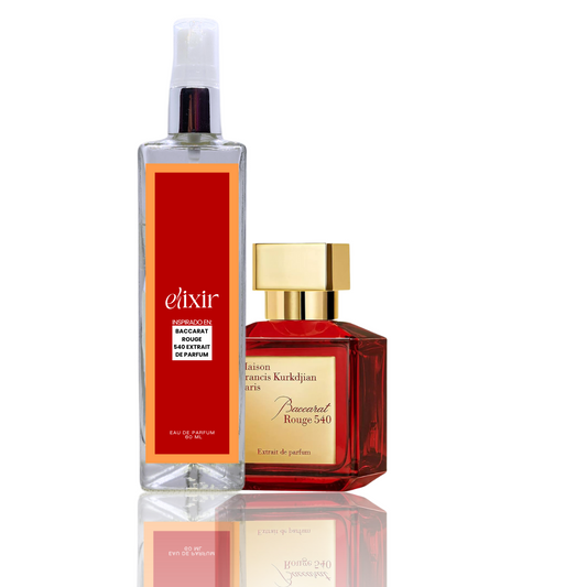 Inspirado en Baccarat Rouge 540 Extrait de Parfum